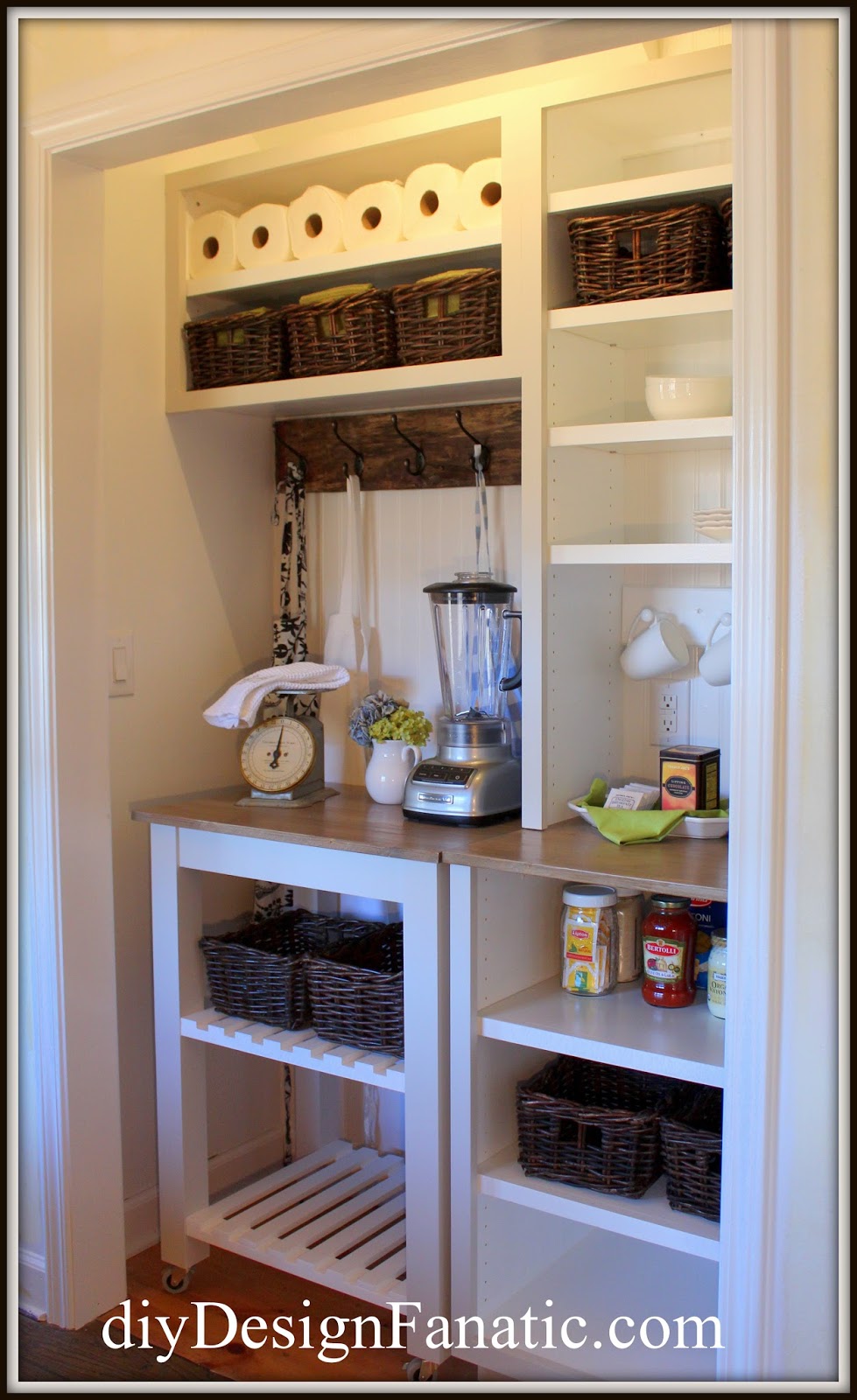 Inspiration And Designing Of The Vintage Style Pantry diy Design